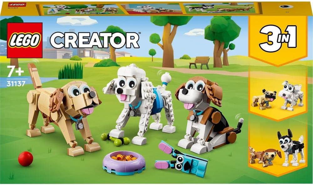 ليجو 31137 كريتور مجموعة الجراء الرائعة مكعبات التركيب LEGO