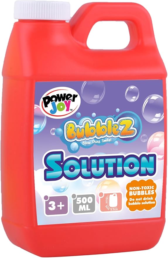 باور جوي جالون محلول فقاعات 500 مل متنوع فقاعات الماء والصابون Power Joy
