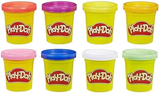 بلاي دوه صلصال نيون 8 قطع الصلصال والمعجون Play-Doh