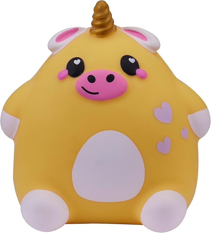 سموشزيز مجسم سنجزيز يونيكو اصفر التمدد والضغط Smooshzees