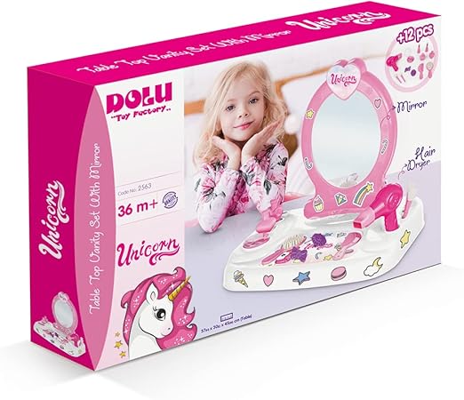 دولو تسريحة يونيكورن تقمص الأدوار Dolu