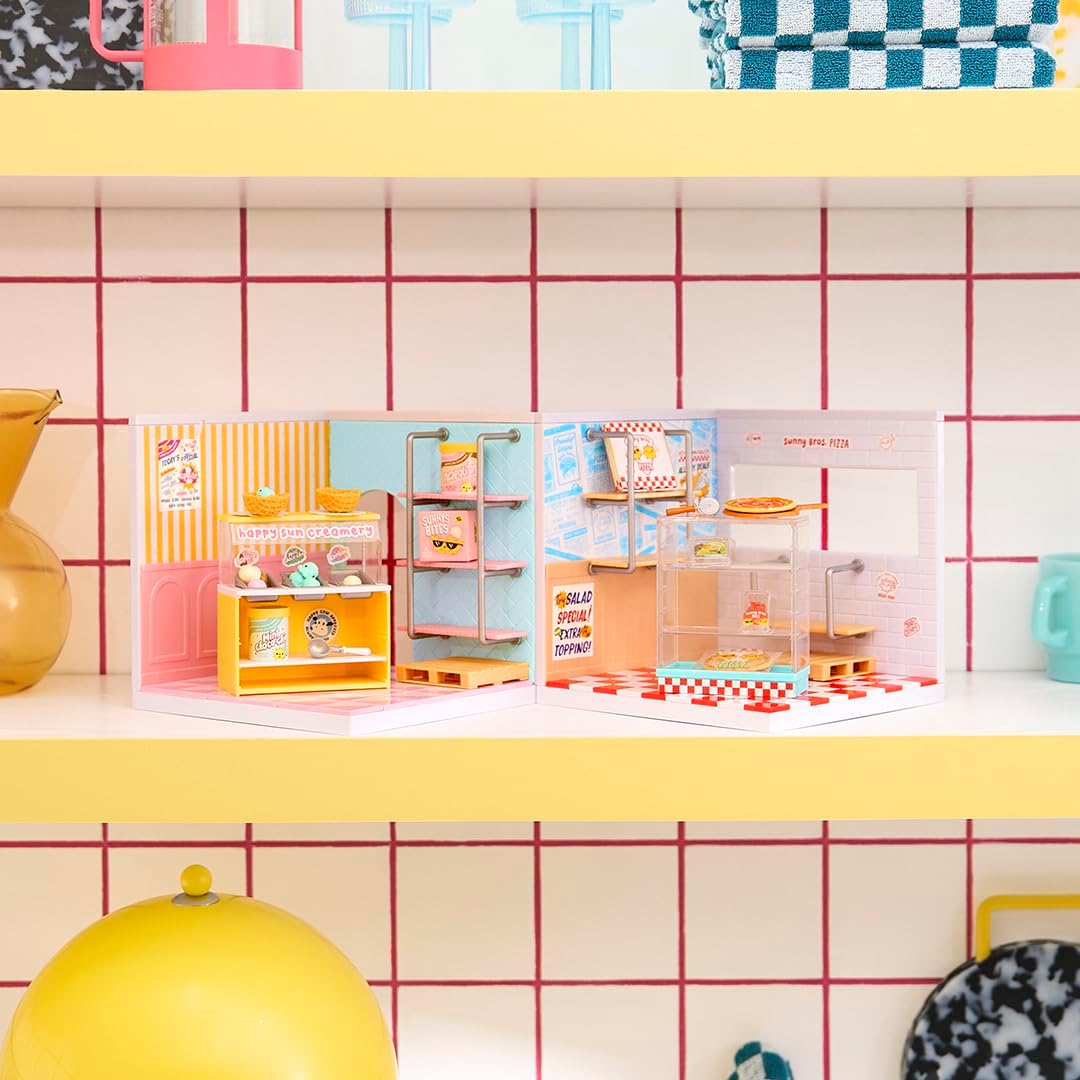 مينيفيرس متجر بناء محل آيس كريم بيوت الدمى Miniverse