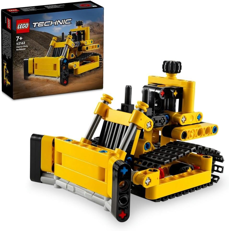 ليجو 42163 تكنيك جرافة الأعمال الشاقة مكعبات التركيب LEGO