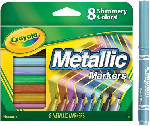 كرايولا أقلام تحديد ذات 8 ألوان الوان متنوعة رسم و تلوين Crayola