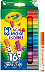 كرايولا اقلام تحديد صرير قابلة للغسل 16 قطعة رسم و تلوين Crayola