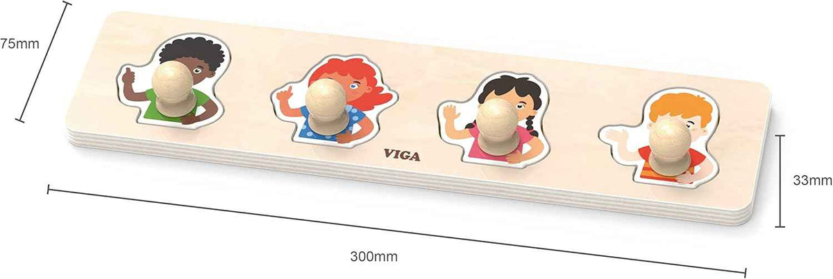 فيجا مجموعة الاحجية الخشبية العاب البزل VIGA