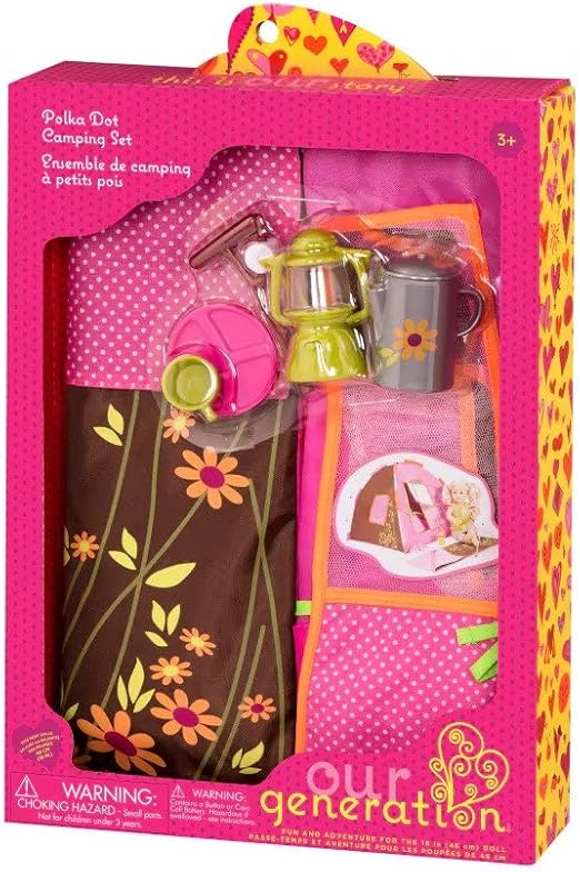 اورجنيريشن مجموعة تخييم الدمى دمية مع اكسسوارات Our Generation