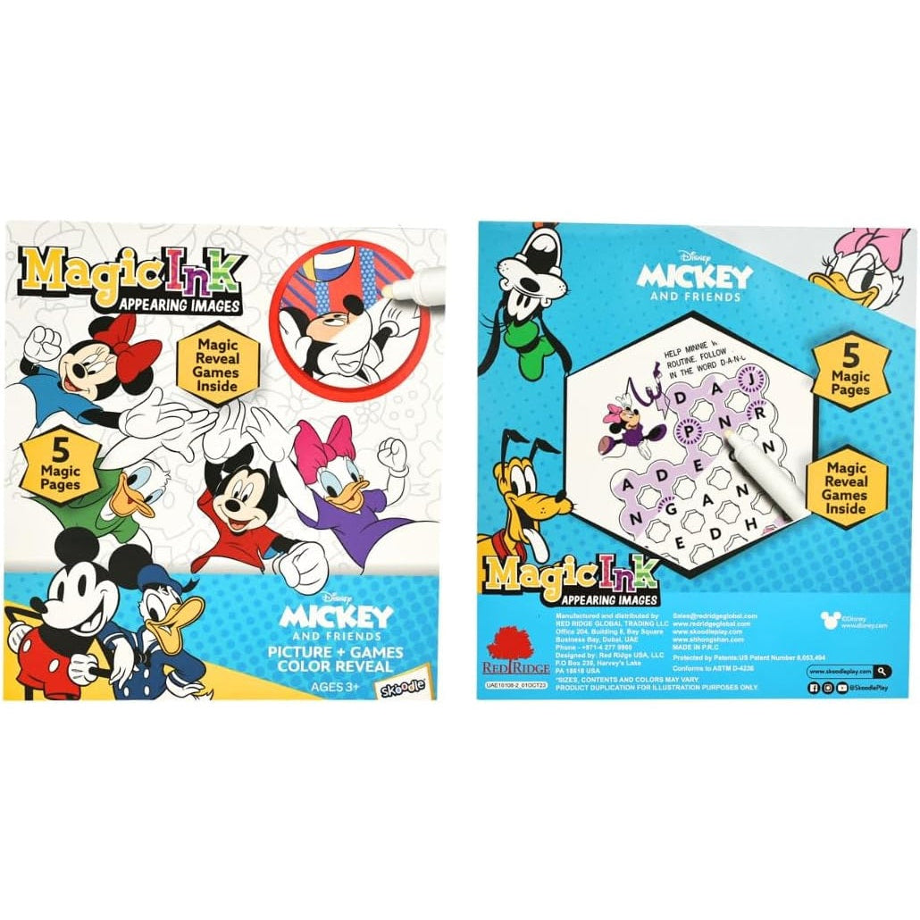 ديزني ميكي ماوس كتاب تلوين سحري رسم و تلوين Disney