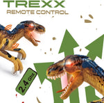 بازي تويز لعبة ديناصور بجهاز تحكم عن بعد مع الضوء والصوت مجسمات الحيوانات Buzzy Toys