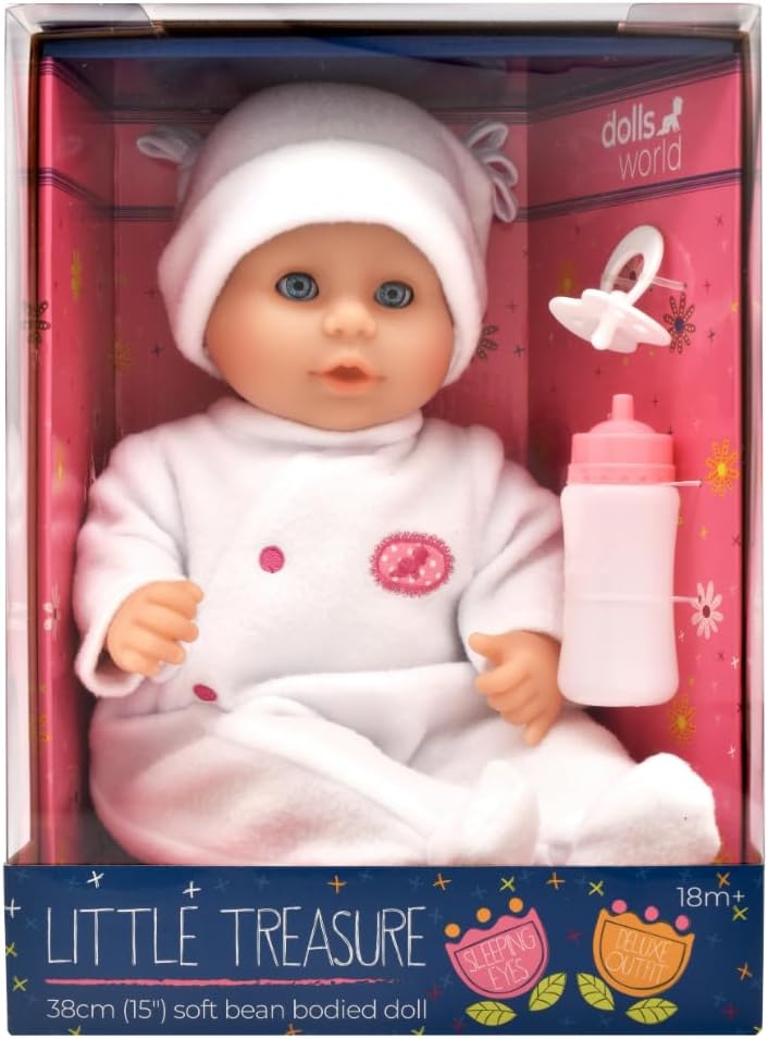 دولز ورلد دمية بيبي ناعمة 38 سم دمى المواليد Dolls World