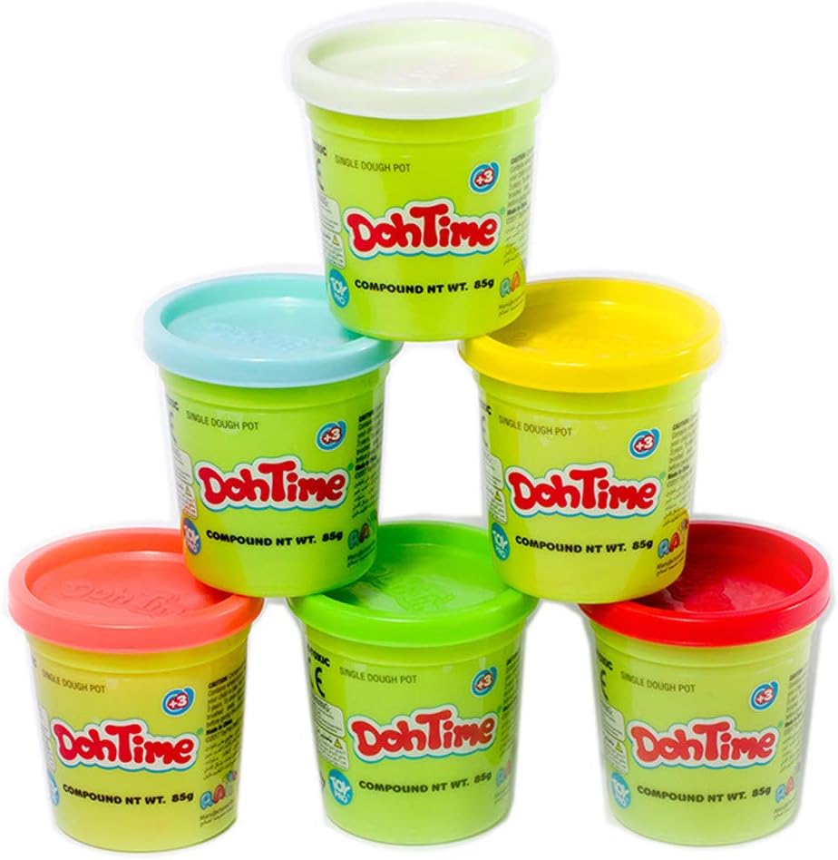 دوه تايم علبة صلصال الوان متنوعه الصلصال والمعجون DohTime