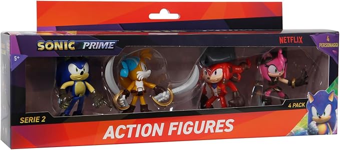 سونيك مجسم شخصيات 4 قطع مجسمات الشخصيات Sonic