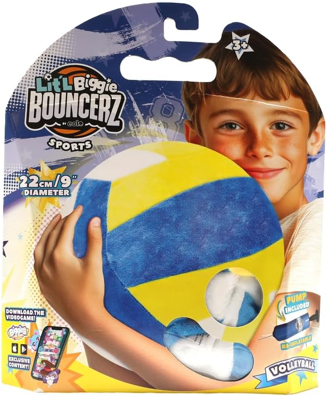 ليتل بيجي باونسر كرة طائرة العاب الرياضه Litl Biggie Bouncerz