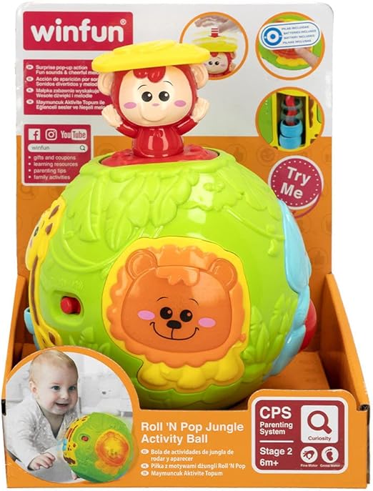 وين فن كرة نشاطات رول اند بوب مواليد تفاعلي WinFun