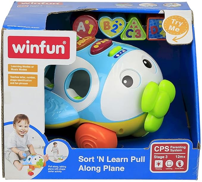 وين فن طيارة سحب العب وتعلم مواليد تفاعلي WinFun