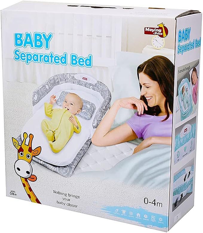 سرير محمول منفصل للأطفال الوان متنوعة بساط للمواليد LOCAL