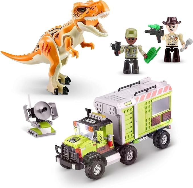 ماكس لعبة دينو ادفنتشر تي مكعبات التركيب Zuru