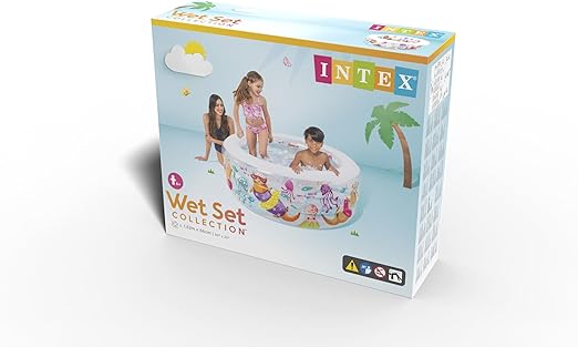 انتكس حوض سباحة قابل للنفخ للاطفال المسابح الخارجية Intex