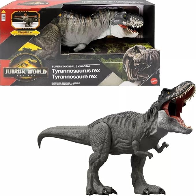 جوراسيك ورلد ديناصور تيرانوصور ريكس مجسمات الحيوانات Jurassic World