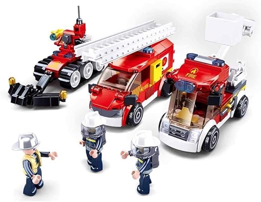 سلوبان قطع تركيب معدات وفرقة إنقاذ 490 قطعه مكعبات التركيب Sluban