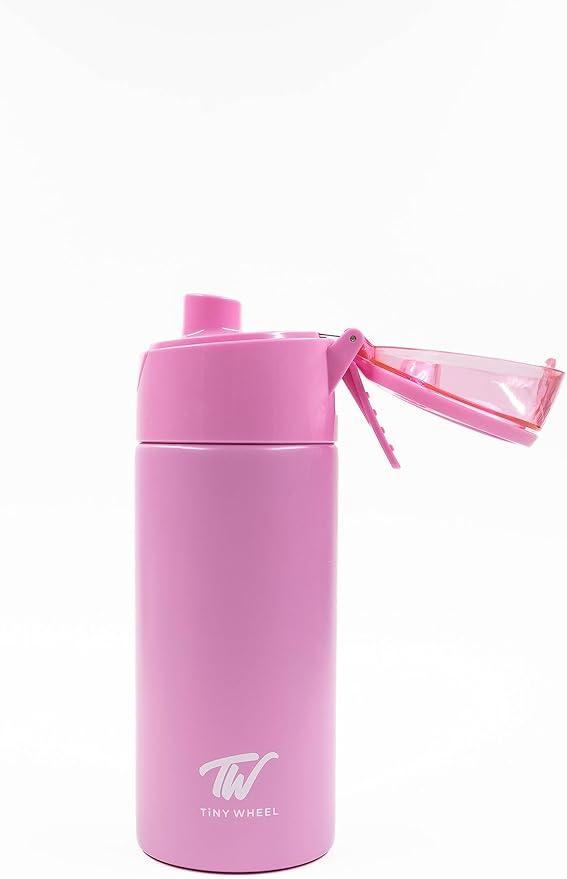 تايني ويل زمزمية وردي 400 مل أدوات مدرسية Tiny Wheel