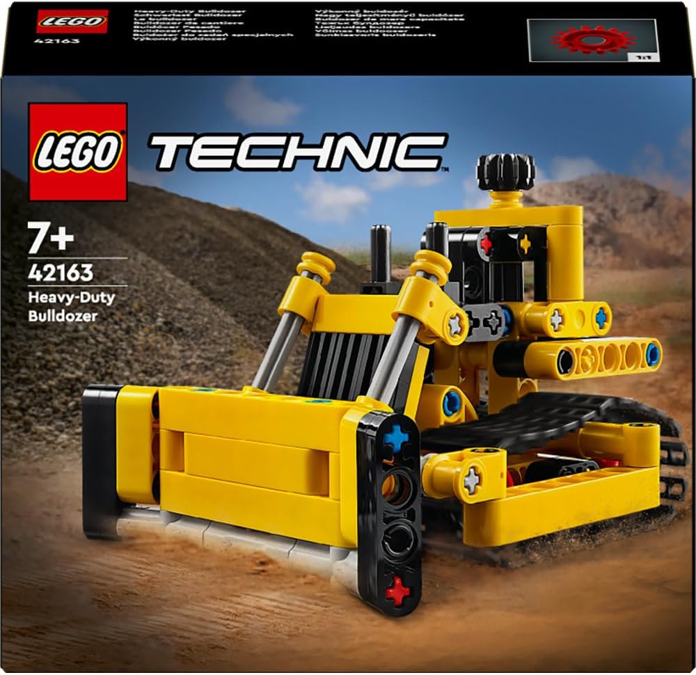 ليجو 42163 تكنيك جرافة الأعمال الشاقة مكعبات التركيب LEGO