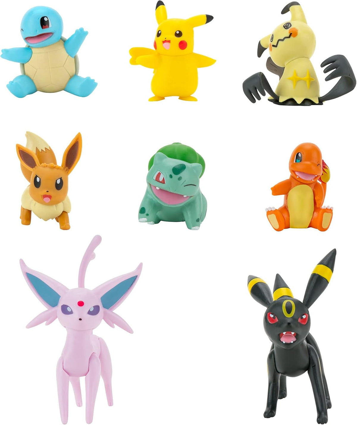 بوكيمون مجسمات معركة باتل ريدي 8 قطع اشكال متنوعة شخصيات كرتونية Pokemon
