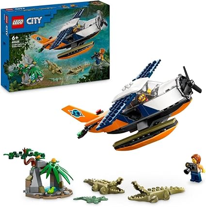 ليجو سيتي جانجل الطائرة المائية مكعبات التركيب LEGO