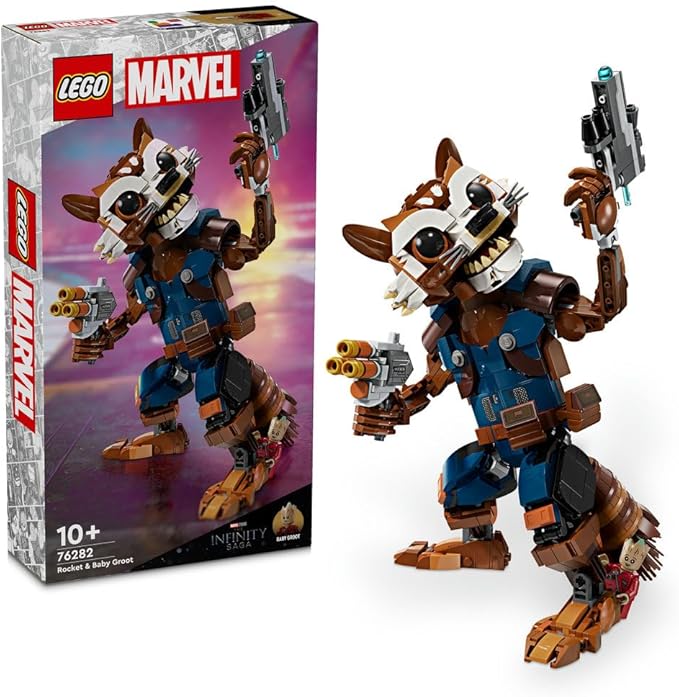 ليجو مكعبات بناء روكيت وغروت مكعبات التركيب LEGO