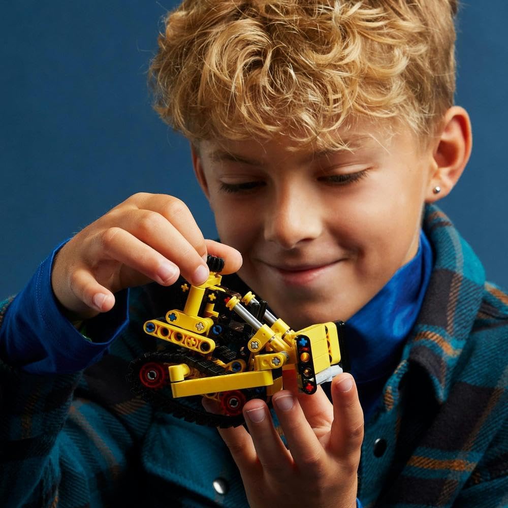 ليجو 42163 تكنيك جرافة الأعمال الشاقة مكعبات التركيب LEGO