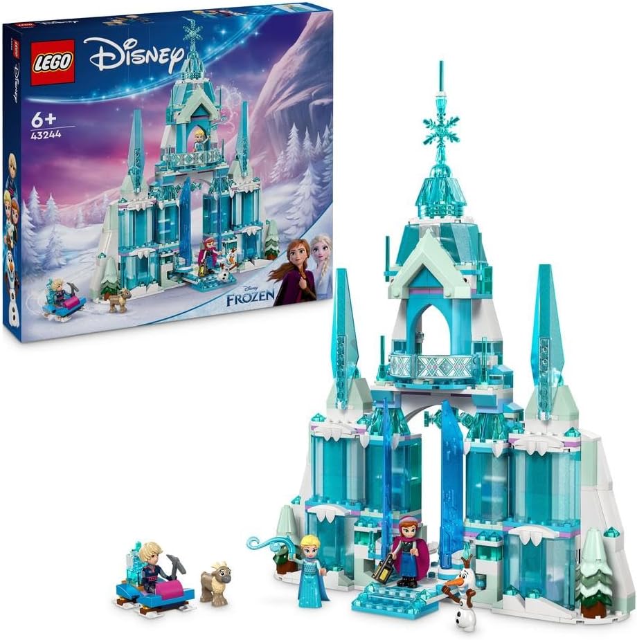 ليجو ديزني فروزن ألاميرة إلسا قصر الجليد مكعبات التركيب LEGO