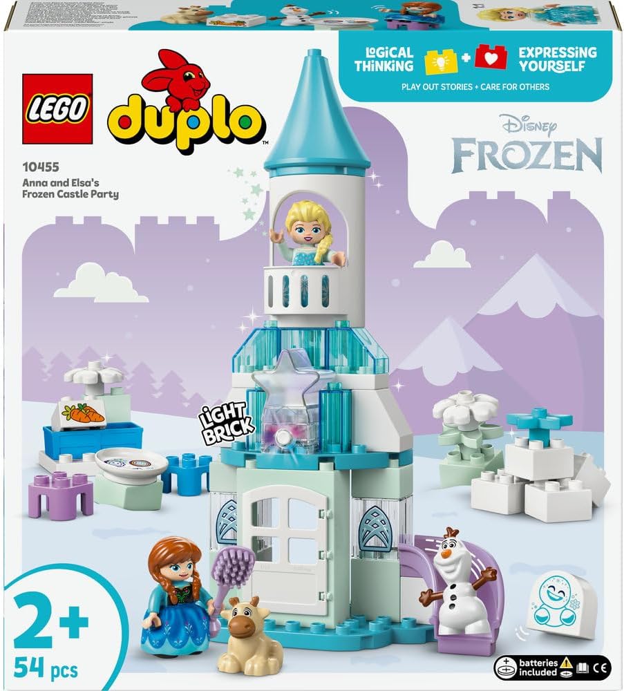 ليجو 10455 ديزني قلعة ديزني انا والسا مكعبات التركيب LEGO