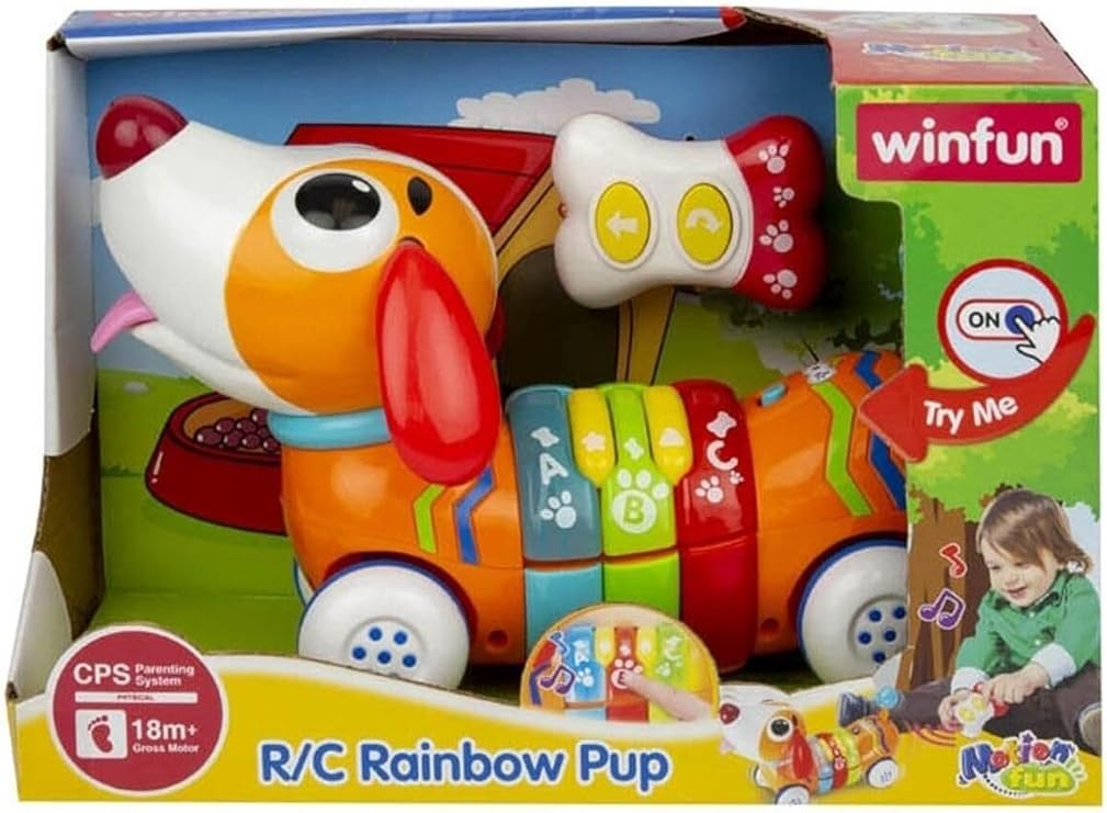 وين فن جرو قوس قزح ريموت كنترول مركبات الأطفال WinFun