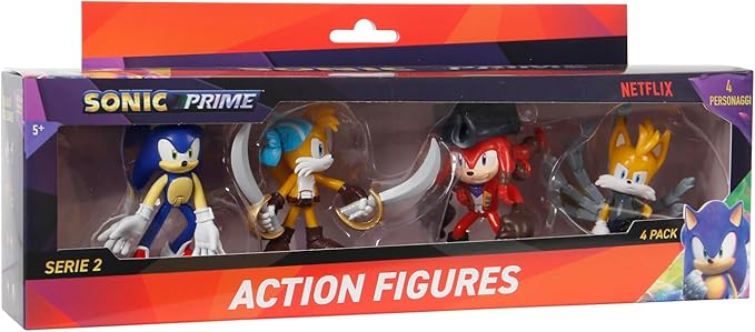 سونيك مجسم شخصيات 4 قطع مجسمات الشخصيات Sonic