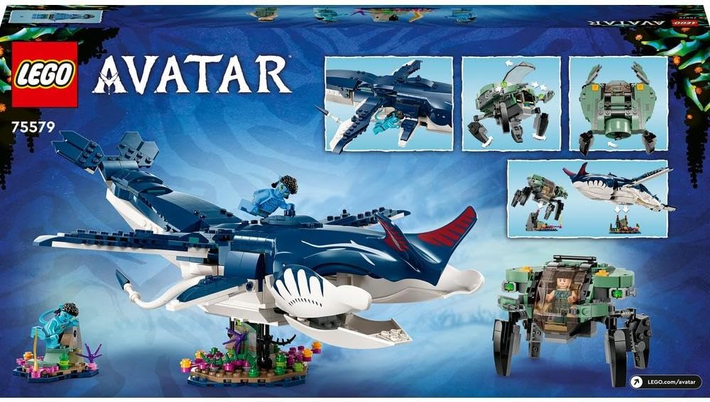 ليجو 75579 أفاتار باياكان التولكون وغواصة السلطعون مكعبات التركيب LEGO