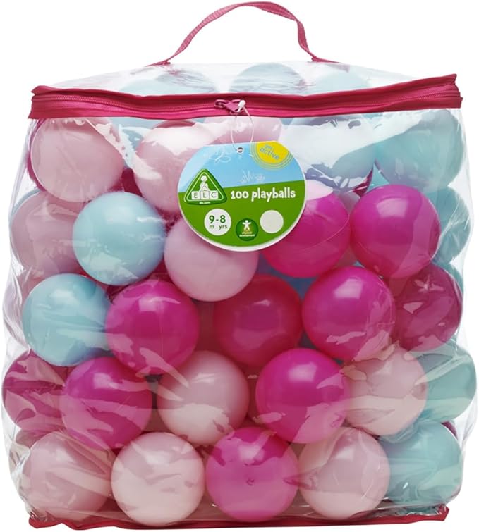 كرة لعب خارجية وردية 100 قطعة العاب الرياضه ELC