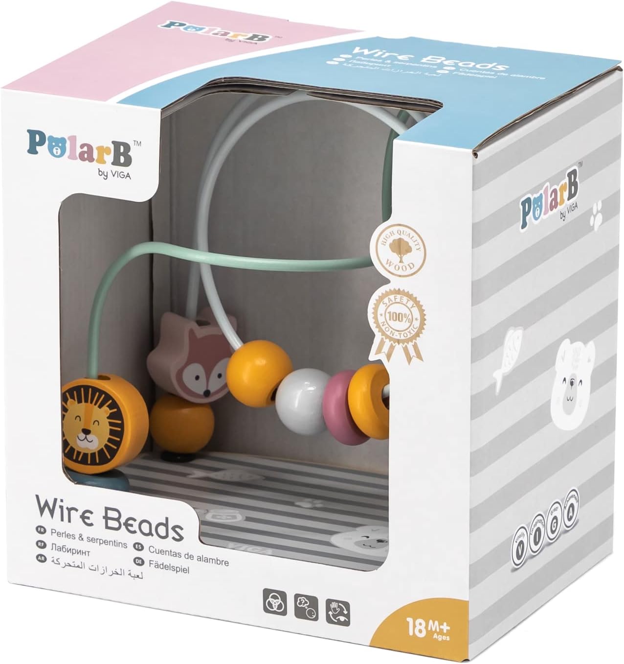 فيجا لعبة المتاهة التعليمية الأسلاك و الخرز تعليمي تفاعلي VIGA