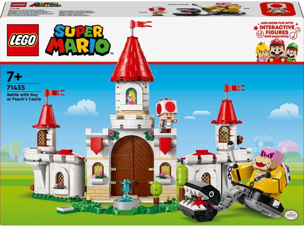 ليجو 71435 سوبر ماريو معركة مع روي في قلعة الخو مكعبات التركيب LEGO