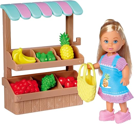 ايفي لوف دمية مع حامل فاكهة دمية مع اكسسوارات Evi Love