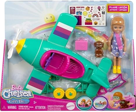 باربي تشيلسي كان بي للدمى والطائرة دمية مع اكسسوارات Barbie