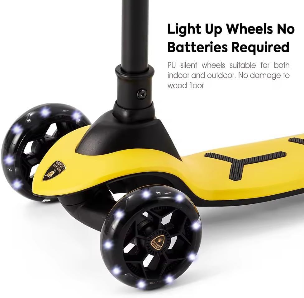 لامبورغيني سكوتر اصفر 3 عجلات مع مقعد سكوتر 3 عجلات Lamborghini