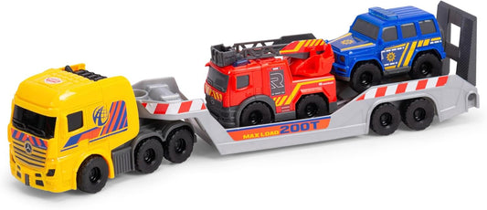 ديكي تويز شاحنة إنقاذ صغيرة 3 في 1 ناقلة سيارات Dickie Toys