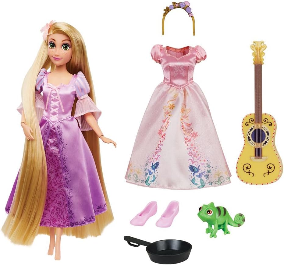 ديزني برينسس طقم عروسة اريل دمية مع اكسسوارات Disney