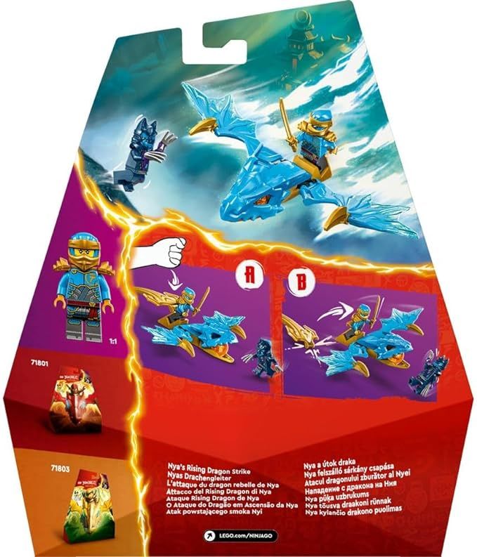 ليجو نينجاغو لعبة بناء التنين سترايك مكعبات التركيب LEGO