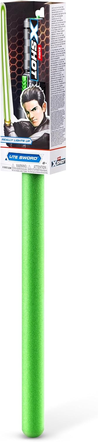 سيف اكس شوت مضئ أخضر ألعاب الأكشن Zuru