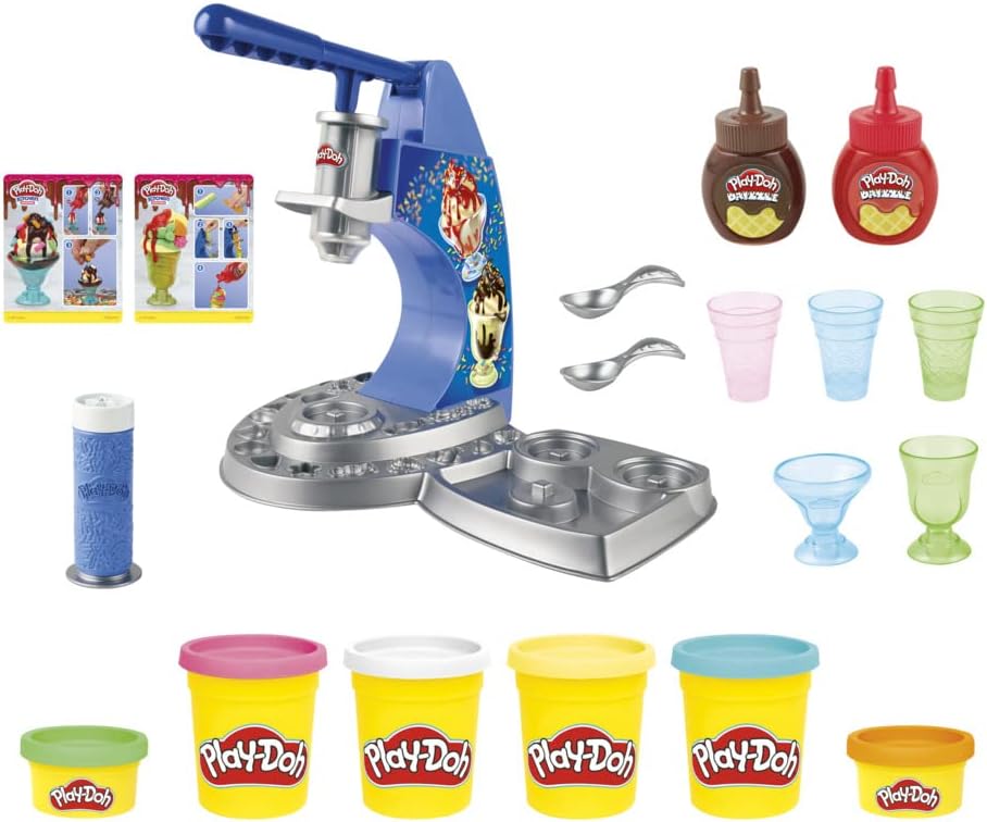 بلاي دوه لعبة صلصال الآيس كريم دريزي الصلصال والمعجون Play-Doh