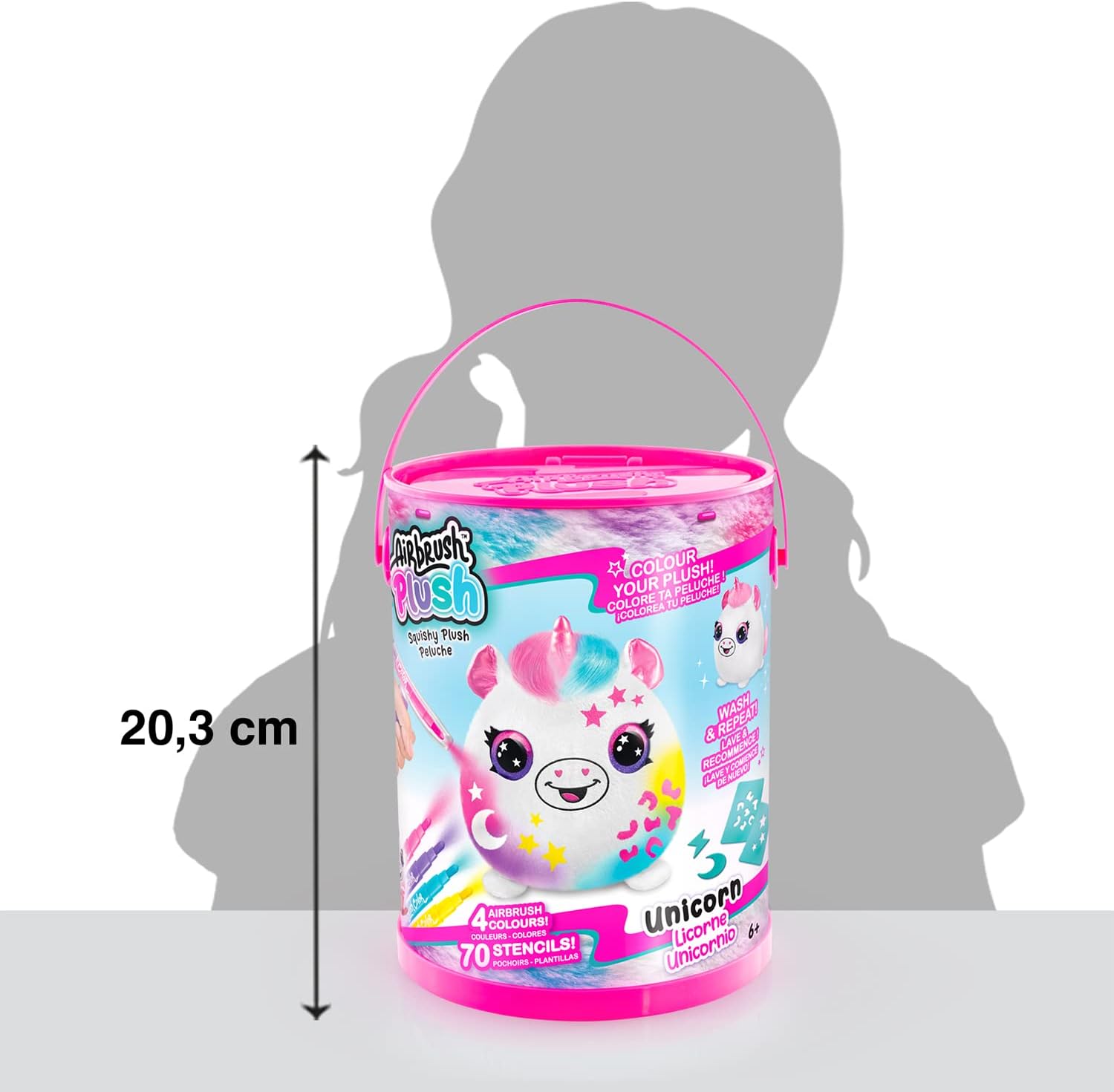اير برش علبة طلاء ايه بي بي سكويش بالز الوان متنوعه Airbrush Plush