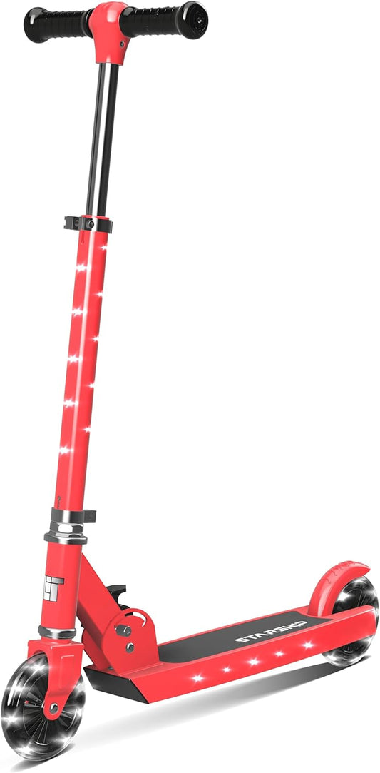 ال اي تي سكوتر سفينة الفضاء احمر بعجلتين سكوتر عجلتين LiT