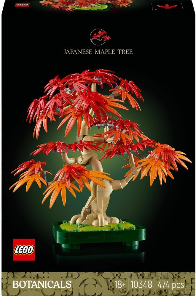 ليجو 10349 بوتانيكال شجرة بونساي القيقب الأحمر مكعبات التركيب LEGO
