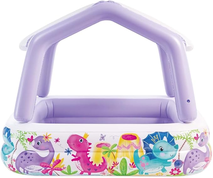 انتكس لعبة حوض سباحة مع مظلة الوان متنوعه المسابح الخارجية Intex